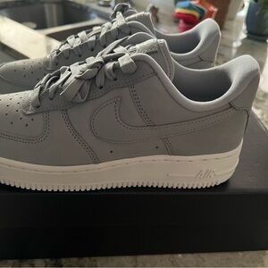 Nike Air Force one women’s size 7.5 Grey